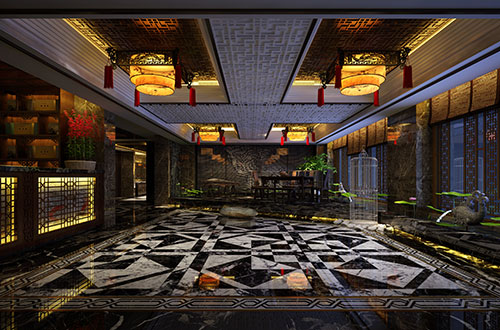 鹽城中式茶莊會所設計——“和、靜、怡、真”的茶道臻境